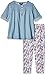 U.S. Polo Assn. Girls' Fashion Top and Legging Set, Red-3274
