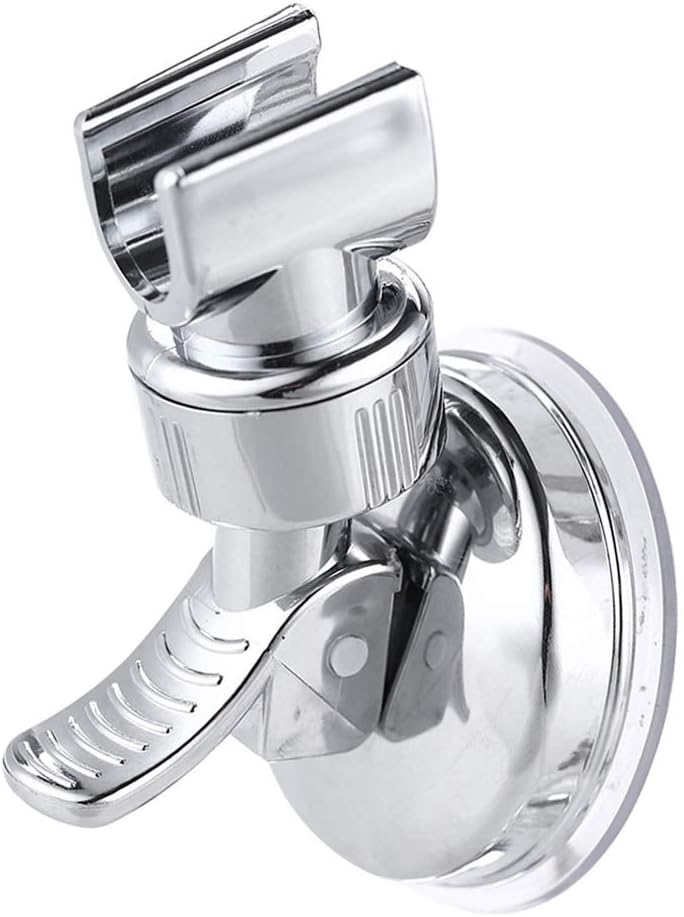 Vacuum Suction Cup Shower Head Holder Rotatable Adjustable Angle Handheld Shower Head Bracket