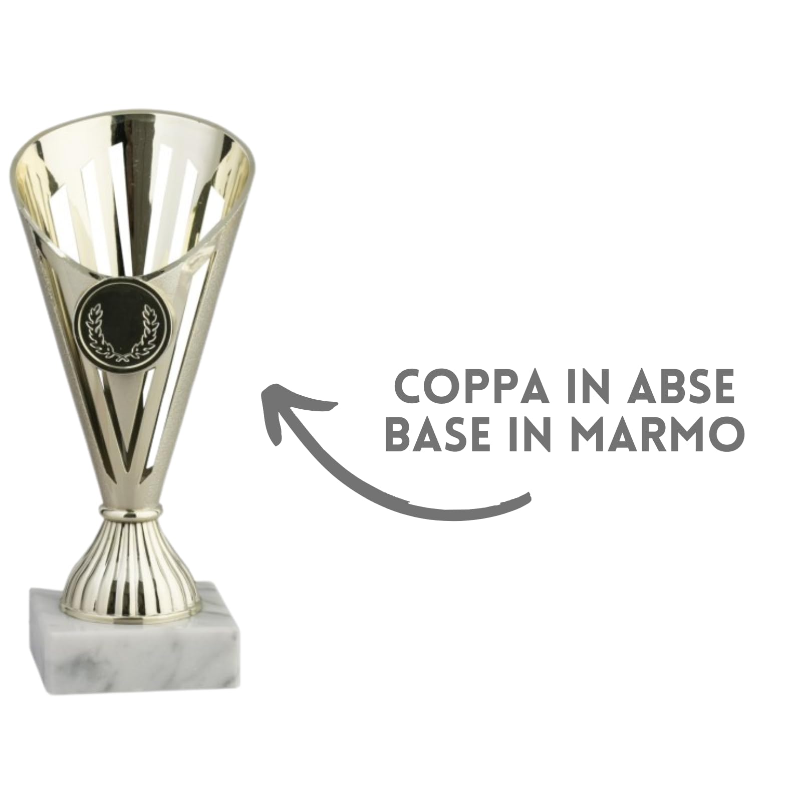 Tris di Premiazioni Personalizzate Coppe e Trofei Sportivi con Targhetta Inclusa Premio per Tutti Gli Sport e Riconoscimento o Fantacalcio