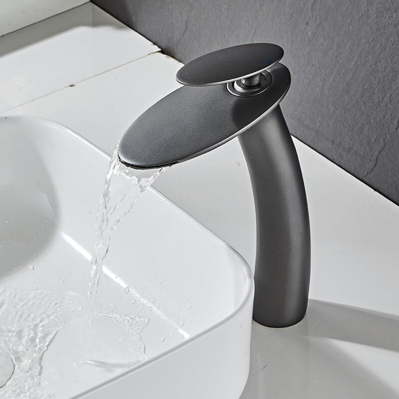 Robinet de lavabo cascade pour rénovation salle de bains mitigeur moderne QTANZIQI