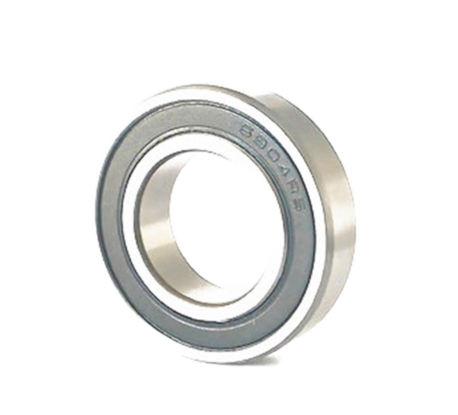 Rodamientos, Escudo de sello bimetálico Micro rodamiento rígido de bolas 1 pieza 6904RS 20 * 37 * 9 mm Bola de ranura profunda Rodamiento en miniatura Cubierta de metal de dos caras,Durabilidad mejor