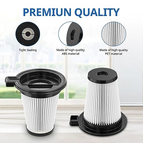 Image of Replacement Filters for Wyze Cordless Vacuum Cleaner,Removable and Washable