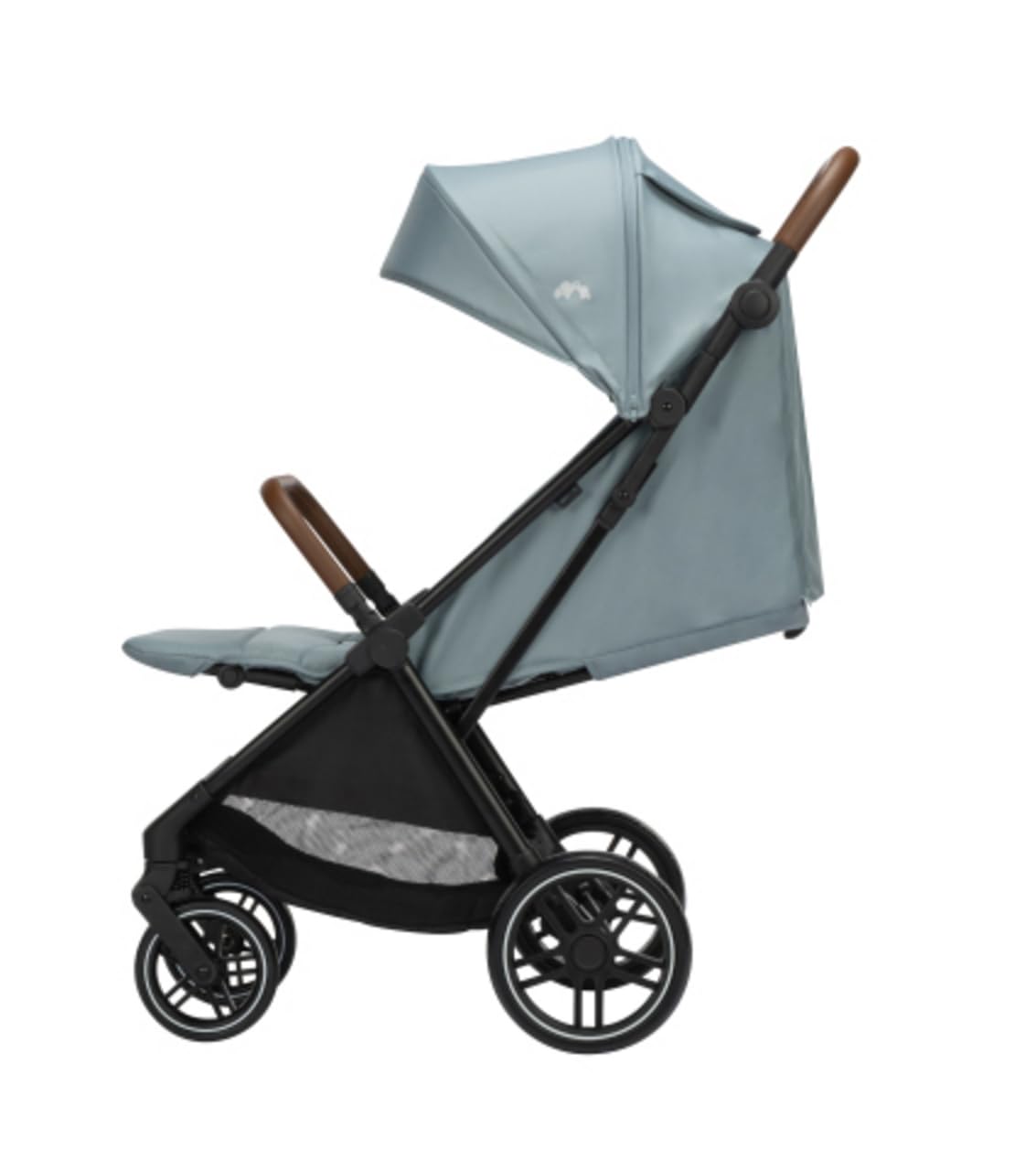 Bebeconfort Indra, Silla paseo bebe, 0-4 años (22 kg), Silla paseo plegable rápido y automático, Suspensión integrada, Posición de reclinación total, Compatible con silla de coche, Mineral Blue