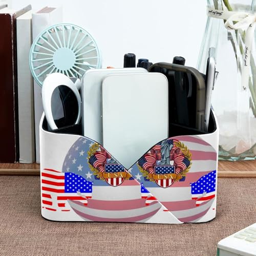Porte-stylos rectangulaire à double compartiment motif Independence Day - 7