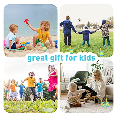 Kayrila Walkie Talkie For Kids Two Way Radio To Easy Use For Boys And Girls Cute Toys With Piglet Appearance,Camping,Outdoor,Activities（Blue） Clear #TOP4