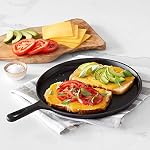 Amazon Basics Pre-Seasoned Cast Iron 5-Piece Kitchen Cookware Set, Pots and Pans