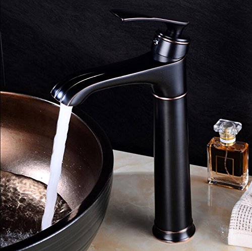 Mélangeur de robinet de salle de bain pour vasque rétro eau chaude et froide