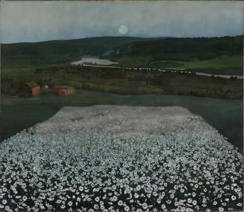 Lienzo de Prato fiorito Sohlberg mural decorativo original para regalo de bodas