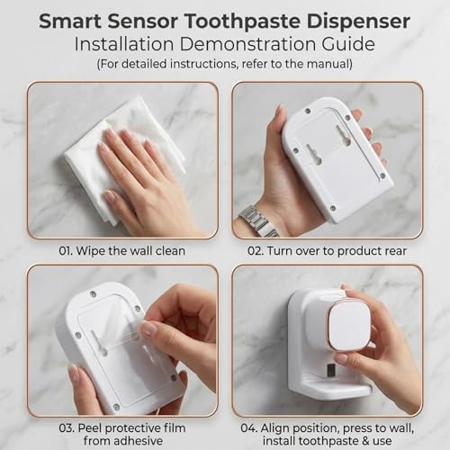 Distributeur de dentifrice intelligent enfants lavable compact - 7