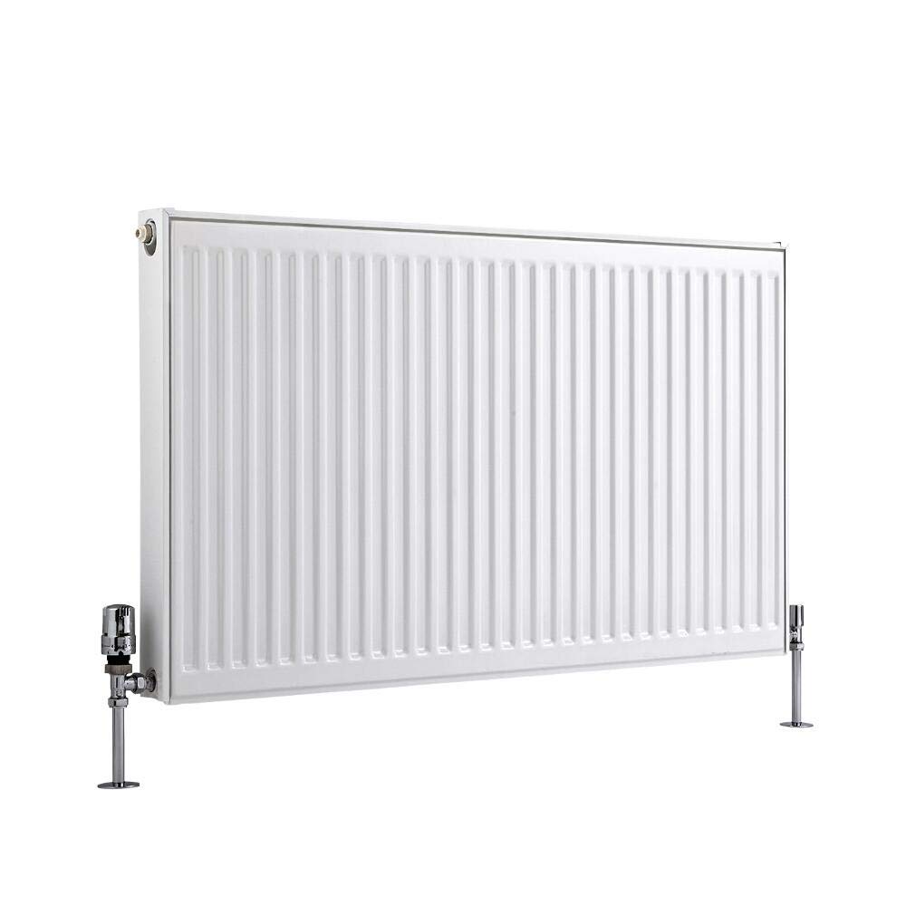 Milano Compact White Type 11 Horizontal Single Panel Convector Radiator - 600mm x 1000mm โ image 1