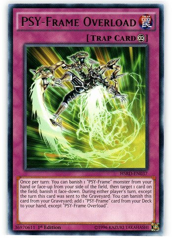 YU-GI-OH! - PSY-Frame Overload (HSRD-EN037) - High-Speed Riders - 1st Edition - Rare