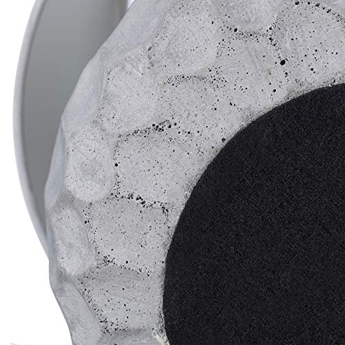 Relaxdays Lampada da Tavolo con Base in Cemento