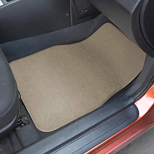 BDK Beige Heavy Duty Front & Rear Carpet Floor Mats Universal Liners for Car SUV Van & Truck, All Weather Protection with Anti-Slip Nibs, Fit Contours of Most Vehicles, MT-300-MB_carpvar by BDK - Used condition - Image 6