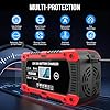 10Amp Car Battery Charger, 12V Automatic Smart Battery Charger/Maintainer with Temperature Compensation, Car Battery Repair and Desulfator for Car, Motorcycle, SUV, Lithium Batteries & AGM (red-1) #5