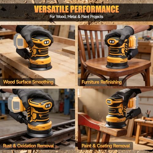 Cordless 5-Inch Random Orbital Sander