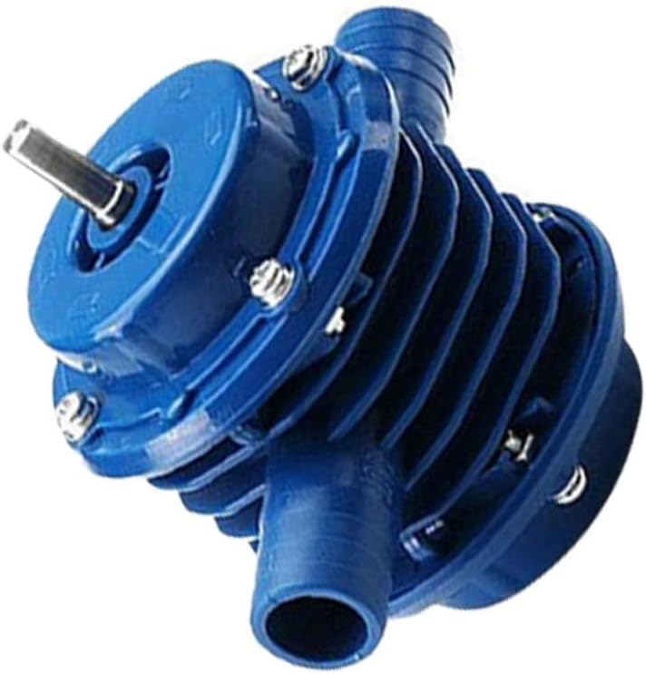 Luxshiny Mini Self-priming Water Pump for Electric Drill Plastic Submersible Utility Pump for Home Water Transfer for Gardening and Aquarium Use