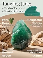 Rena Chris Gua Sha Facial Tools: Jade Stone Guasha Tool for Face Acupuncture Therapy, Facial Massager for Jawline Sculpting and Puffiness Reducing (Green) — image 3