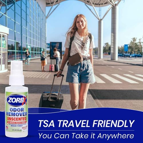 ZORBX Mini spray eliminador de odor sem perfume – Usado em hospitais e instalações de saúde | Fórmul