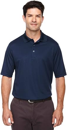 Ash City Core 365 Mens Tall Origin Performance Pique Polo, 5XT, Classic Navy 849
