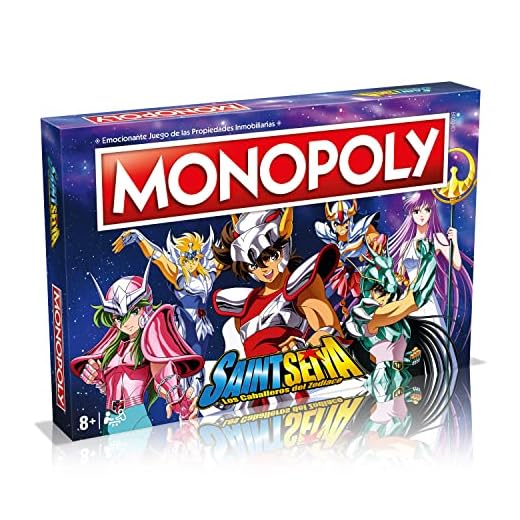 Winning Moves Juego de Mesa Monopoly Saint Seiya