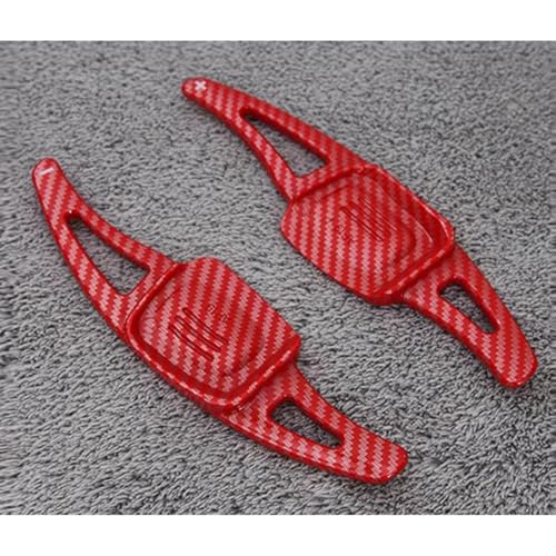 �V�t�g�p�h�� Compatible With For Phideon 2016-2020 For Cc 2019-2020 For Sharan 2018-2020 �Ԃ̃X�e�A�����O�z�C�[���V�t�g�p�h���G�N�X�e���V�����V�t�^�[�B(Carbon Red)