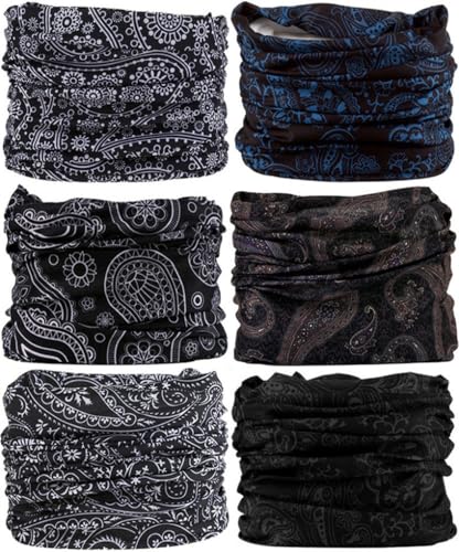 Image of VANCROWN Headband Neck Gaiter Head Wrap Headwear Face Mask Magic Scarf Bandana for Men and Women