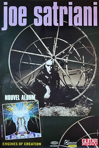 Affiche Joe Satriani 80x120 cm habiller grand mur vide salon et bureau