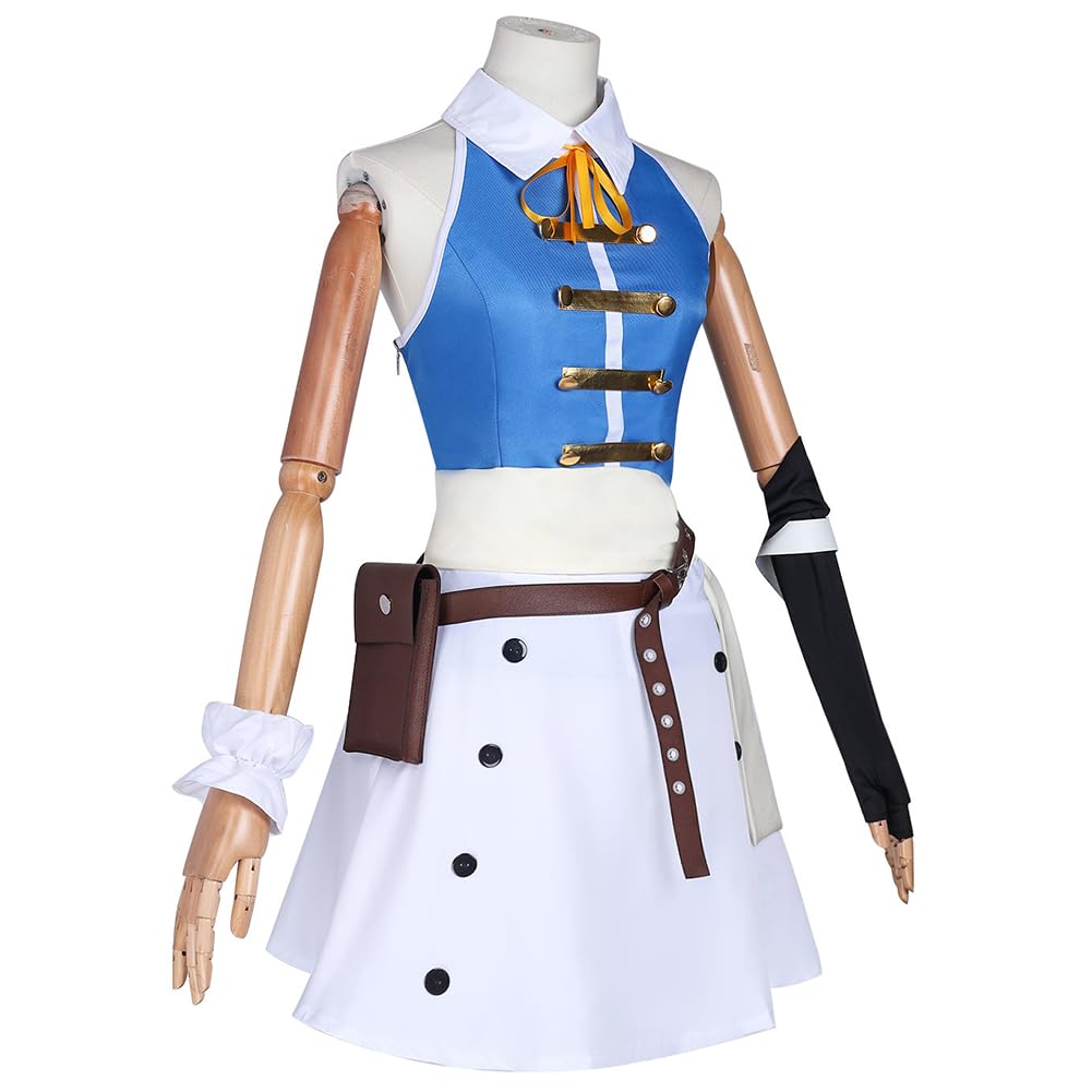 Zhongkaihua Lucy Heartfilia i Erza Scarlet kostium anime, kostium anime, dla dorosłych, do odgrywania ról, strój marynarski, karnawał, Halloween, impreza, karnawał, mundurek, S-3XL