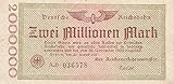 inflationsgeld wert  Deutsches Reich Pick-Nr: S1012aa Inflationsgeld der Deutschen Reichsbahn gebraucht (III) 1923 2 Millionen Mark (Banknoten für Sammler)