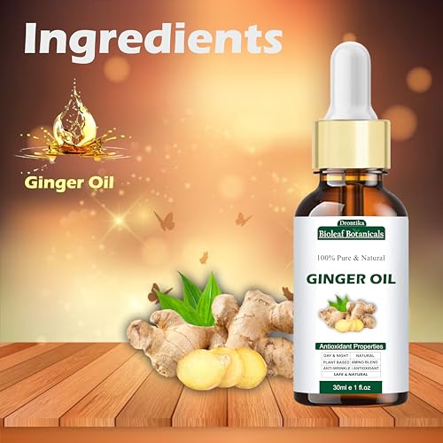 Image of Drontika Bioleaf Botanicals Ginger Oil For Weight Loss Belly Fat, Fat Loss Oil 30 ml.