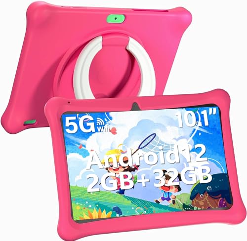 SGIN Kids Tablet, 10 Inch Tablet Android 12 for Kids 2GB RAM...