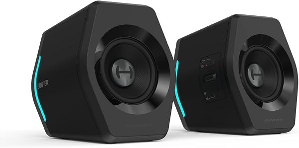 EDIFIER Hecate ゲーミングスピーカー G2000 16W出力 Bluetooth 4.2 フルレンジスピーカー USB/3.5mm RGBライト付き ブラック 【日本正規代理店品】 ED-G2000-BK - 1