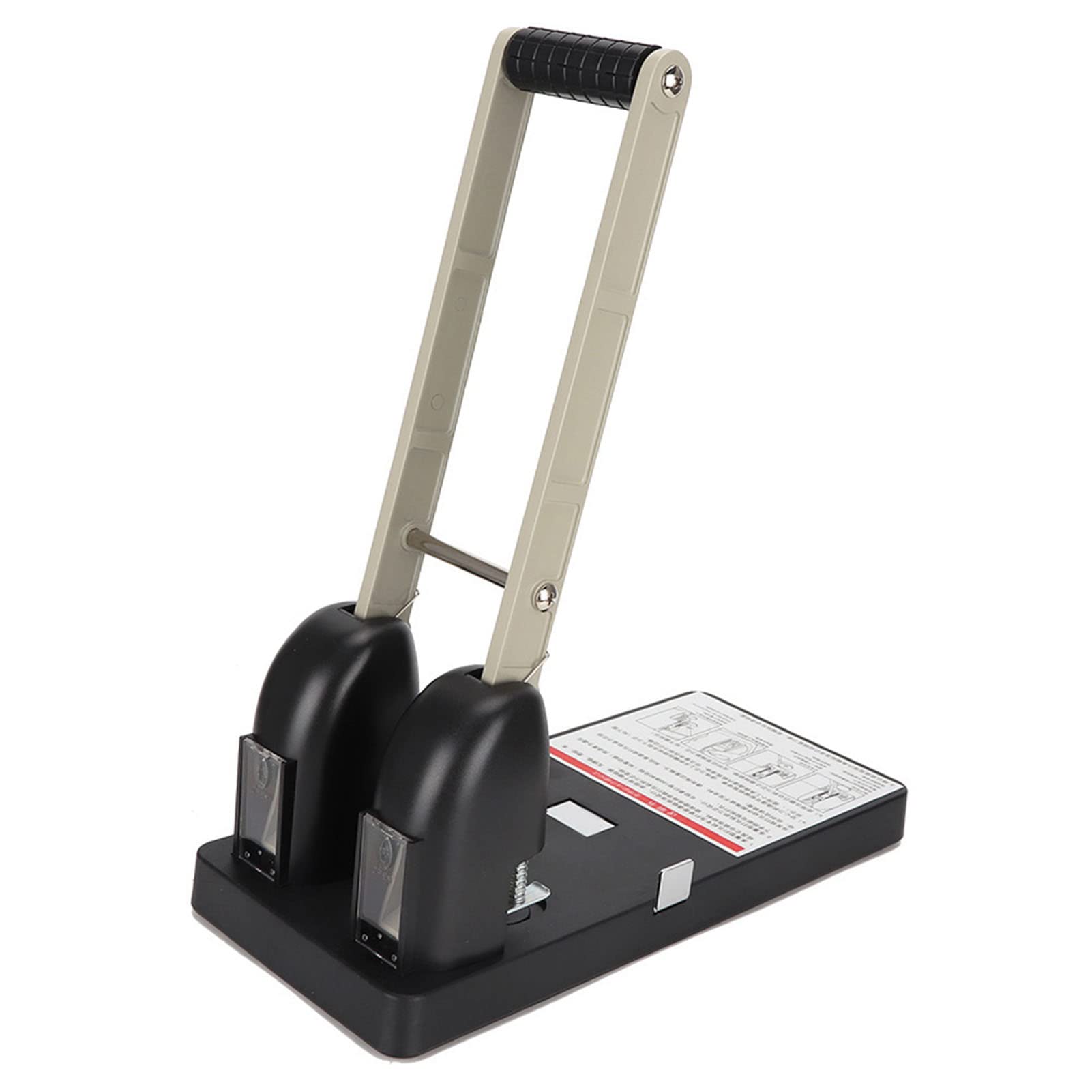 Perforatrice manuale professionale a 2 fori Perforatrice manuale resistente ad alta capacità 150 fogli con impugnatura ergonomica per documenti da ufficio Acciaio Plastica A