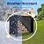 BDL 4ft Log Rack Cover Waterproof Firewood Cover Heavy Duty 600D Oxford Outdoor Firewood Storage Cover with Openable Front Flap?Black, 48" L x 24" W x 42" H?