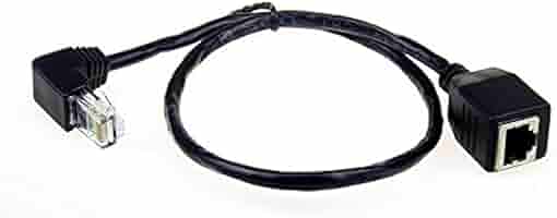 Adattatore Ethernet Angolo Retto 90° - Connettore RJ45 Maschio/Femmina Cat 5e - Per Cavi Di Rete LAN E UTP - Foto 3