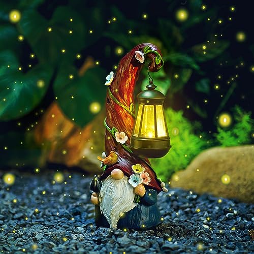 Gnome-Garden-Decor-Statue-Solar-Gnomes-Decorations-for-Yard-with-Lantern-Light-Outdoor-Decorations-for-Patio-Mom-Gift