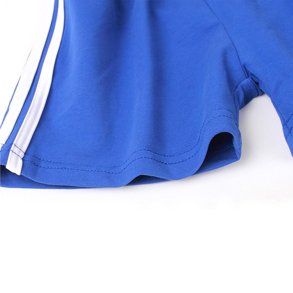 FedMois Pantalones Cortos con Cintura Elástica de Algodón para Niño (Pack de 3)