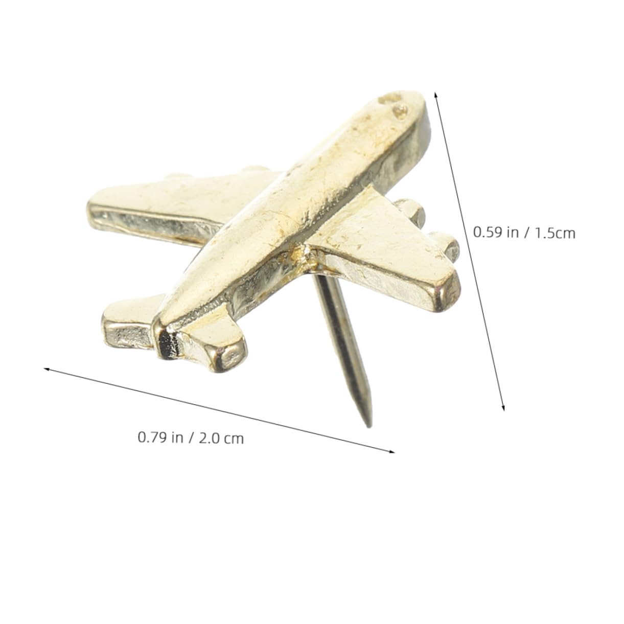 STOBOK 120stücke Flugzeug Pushpins Für Pinnwand Und Karten Dekorative Reißzwecken Für Korktafel Notizen Und Weltkarten Für Büro Und Klassenzimmer