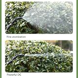 8L Batterie Betriebener Sprayer, Garten-Sprayer mit Rutsch Festigkeit Griff, 2000mAh Batterie Betriebene Sprayer mit Schulter Gurt, 3 Nebel Düsen, für Rasen, Garten, Hof, (Grün)