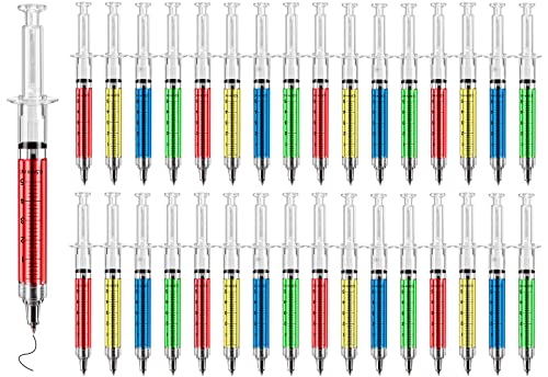 Sunangel Syringe Pens, Nurse Pen Writes In Black Ink, For Boys And Girls, Imaginary Doctor Play, School Supplies(32Pcs) #TOP12