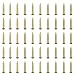 RZDEAL 100 PCS 0.08'' x 0.79'' Round Head Brass Nails for Hinges Boxes Craft Projects(DIY)