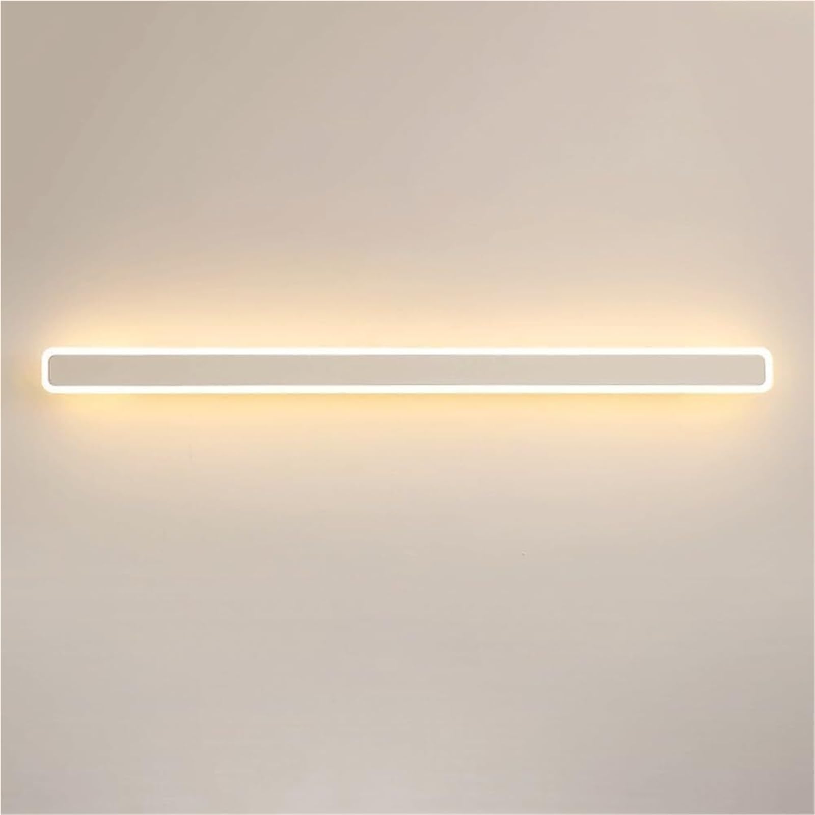 TCHAUSGZUS . Wall Light Acrylic Indoor Long Linear Sconce for Bedroom Living Room Hallway 40/60/80/100cm(White,60CM)
