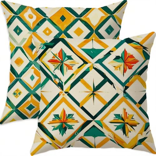 Housse coussin 60x60cm imperméable double face avec fermeture éclair invisible