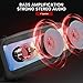 Pyle Wireless Portable Bluetooth Boombox Speaker - 120W Rechargeable Boom Box Speaker Portable Barrel Loud Stereo System - Flashing LED, FM Radio/Aux/MP3/USB Flash Drive/Micro SD, & 1/4