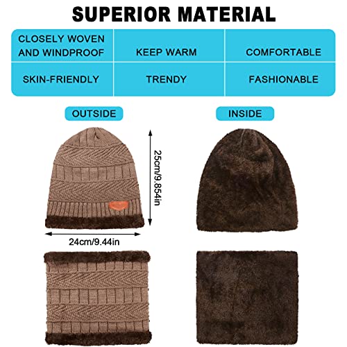 Set de invierno para regalo con gorro forro polar bufanda guantes y calcetines 2