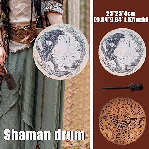 Tambor Shaman LIOONS 25 cm de Diámetro miniatura 4