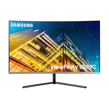 Samsung U32R590 32 polegadas curvo 4 K UHD monitor (LU32R590CWNXZA)