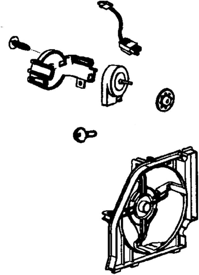 SAMSUNG DA97-03145L Refrigerator Condenser Fan Motor and Bracket Genuine Original Equipment Manufacturer (OEM) Part