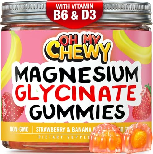 Magnesium Glycinate Gummies Supplement - Support for Sleep Calm Relax