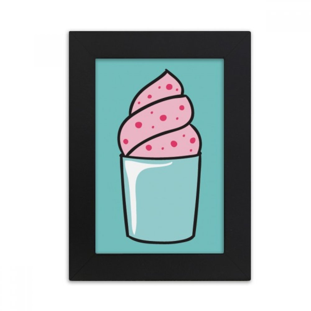 Cadre photo noir art peinture sur un bureau pour embellir votre espace de travail